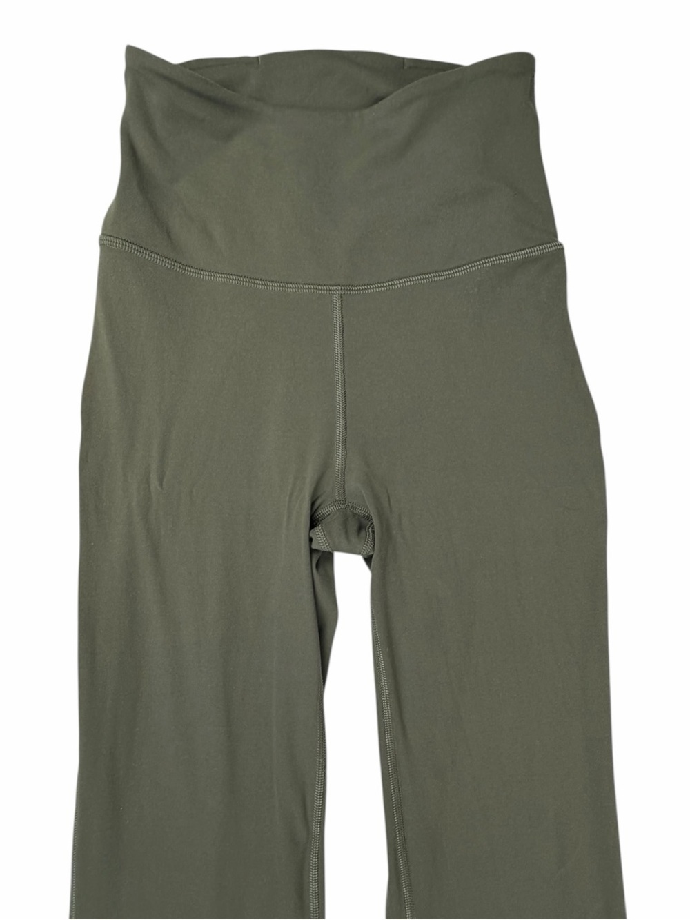 Lululemon Women’s Groove High Rise Nulu Flared Pants In Army Green Size 2 - Picture 4 of 8